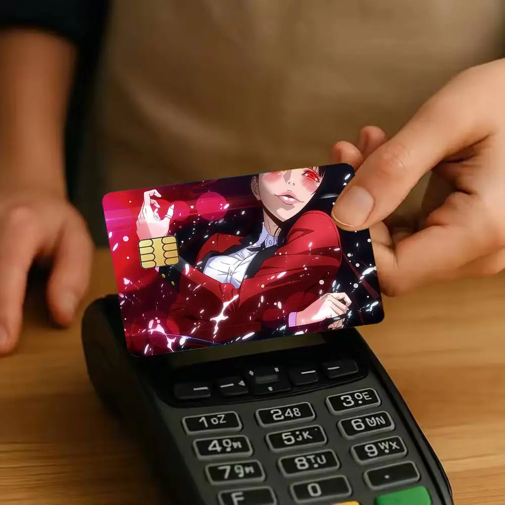 Yumeko Jabami-Kakegurui-Gamble Sticker Film Tape Skin for Credit Card Debit Card Waterproof Stickers