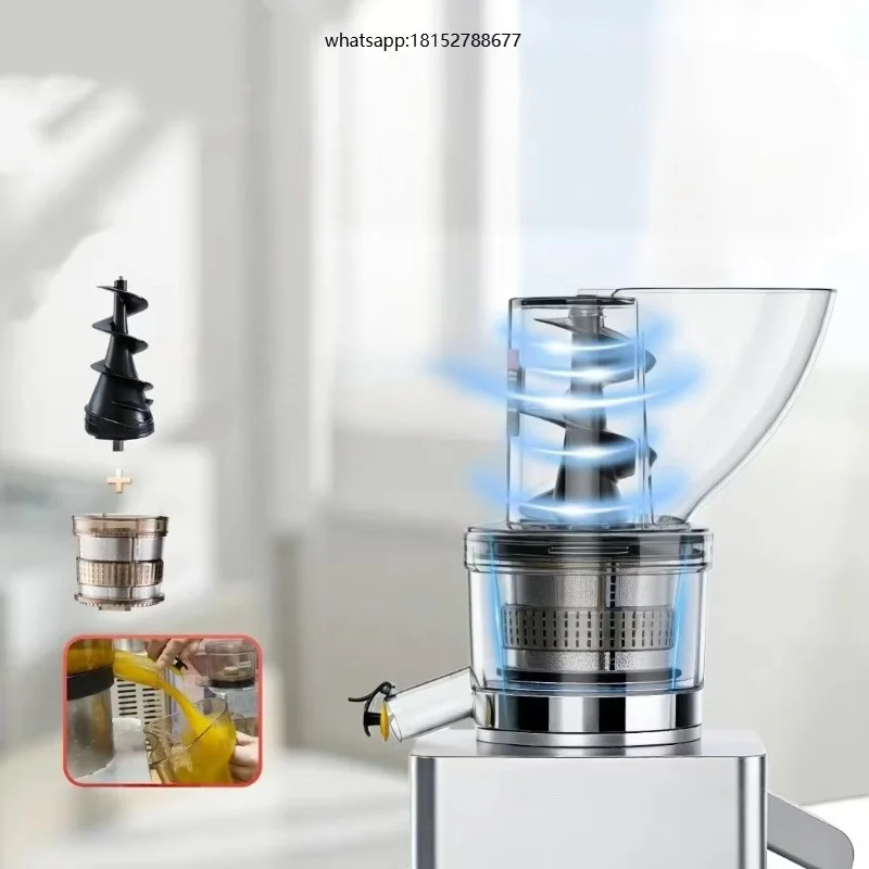 Hot Sale Industrial Large Caliber  Fruit Vegetable Screw Juicer Extractor Machine