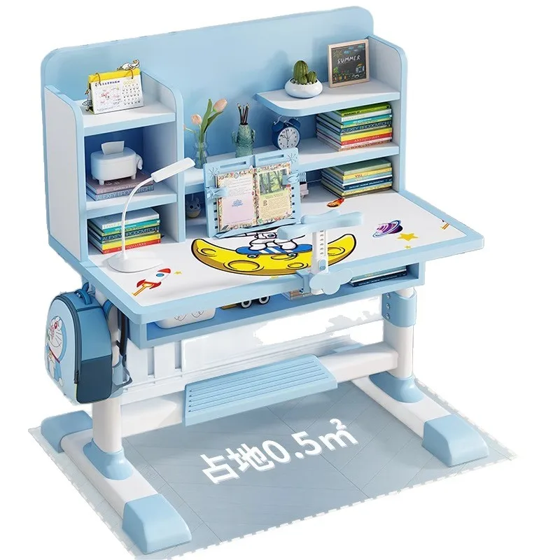 

Children's study table Elementary school student desks and chairs Writing homework Desk set Lifting
