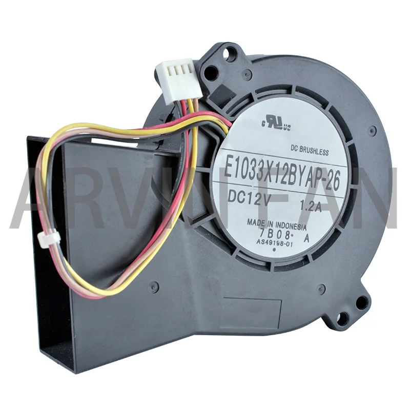 COOLING REVOLUTION E1033X12BYAP-26 9733 12V 1.20A 4 Volume 4pin Centrifugal Centrifugal Turbo Blower Cooling Fan