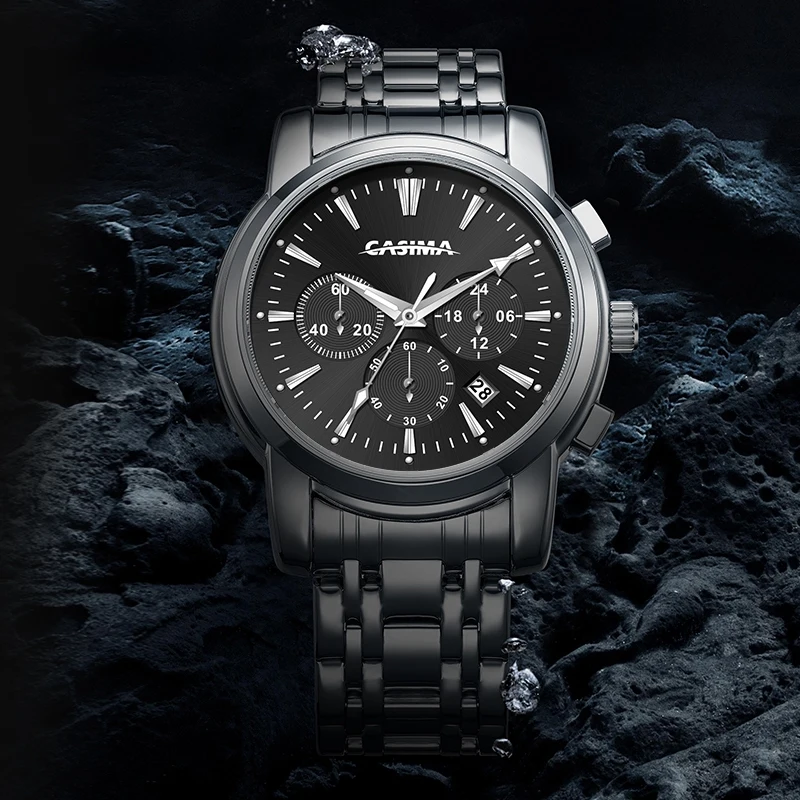 CASIMA Retro Couple Watches - 50M Waterproof Silicone Strap | Luminous Quartz | Vintage Fashion Watch for Him & Her CS2301-970