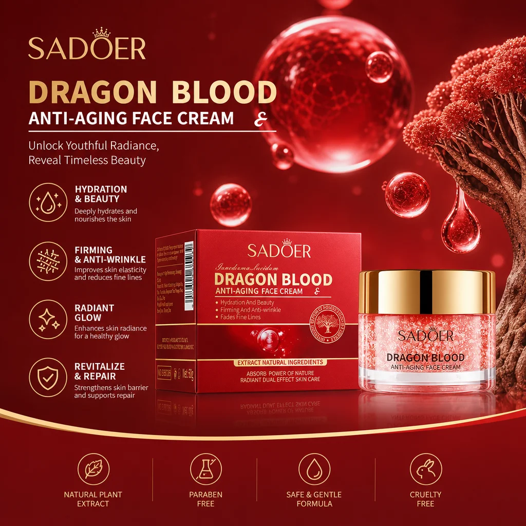 Dragon Blood Retinol Face Cream Hydrating Moisturizing Tightening Rejuvenating Facial Essence Improve Dry And Rough Skin Care