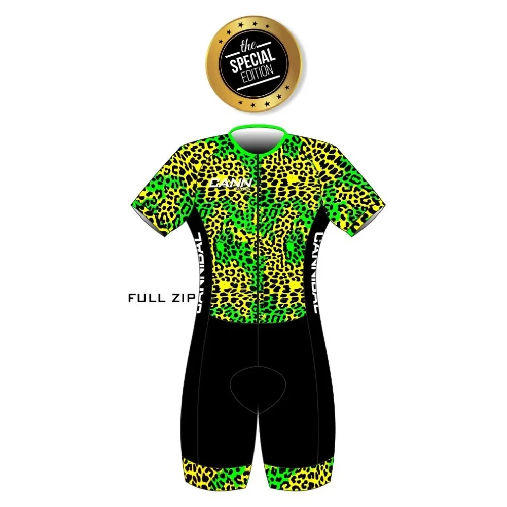 CANNIBAL Pro Team Triathlon Suit Men Cycling Jersey Skinsuit Jumpsuit Maillot Cycling Sets Ropa Ciclismo Bike skinsuit Clothing
