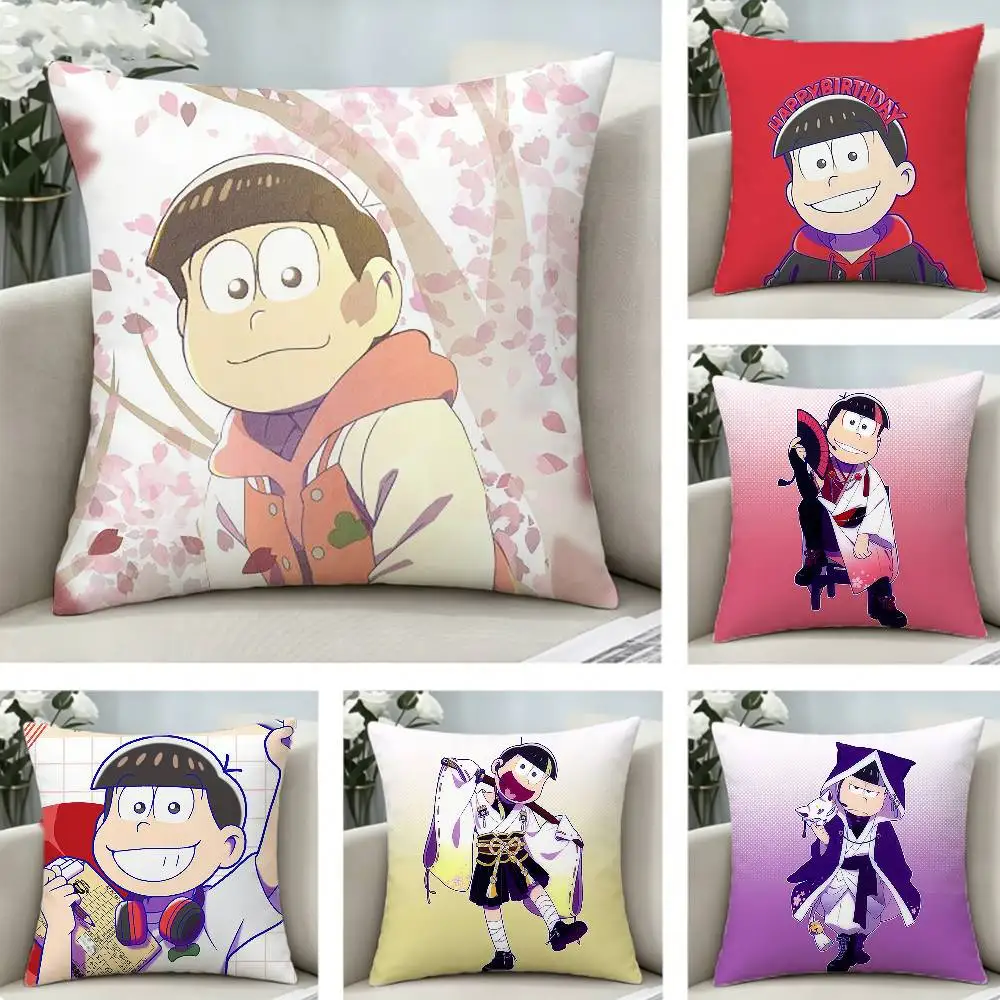 

cartoon animation M-Mr. Osomatsu Pillow Case Pattern Printed Pillowcase For Living Room Sofa Cushion Cover
