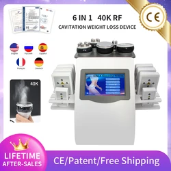 KIM8-máquina de cavitación RF ultrasónica para adelgazamiento, instrumento para pérdida de peso, estiramiento de la piel, antiarrugas, 40KHZ, 5/6 en 1