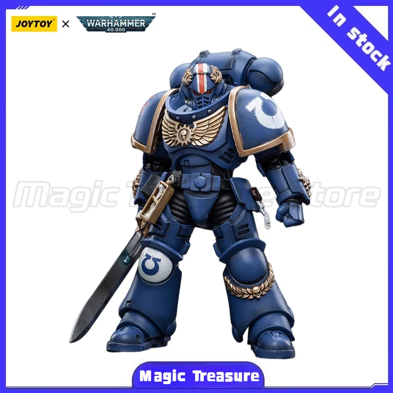 JOYTOY 1/18 figura de acción Ultramarines Primaris teniente Argarante juguete modelo regalo