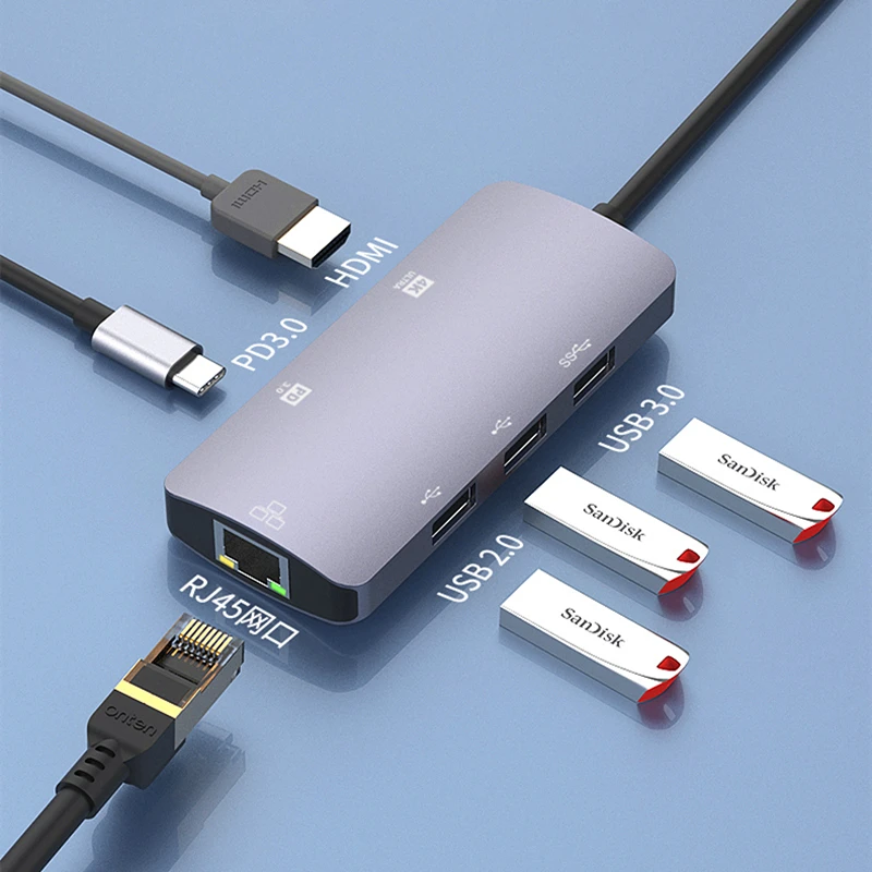 스팀 데크 4K 어댑터 비디오 컨버터 다기능 비디오 독 어댑터, 모바일 PC 스팀용