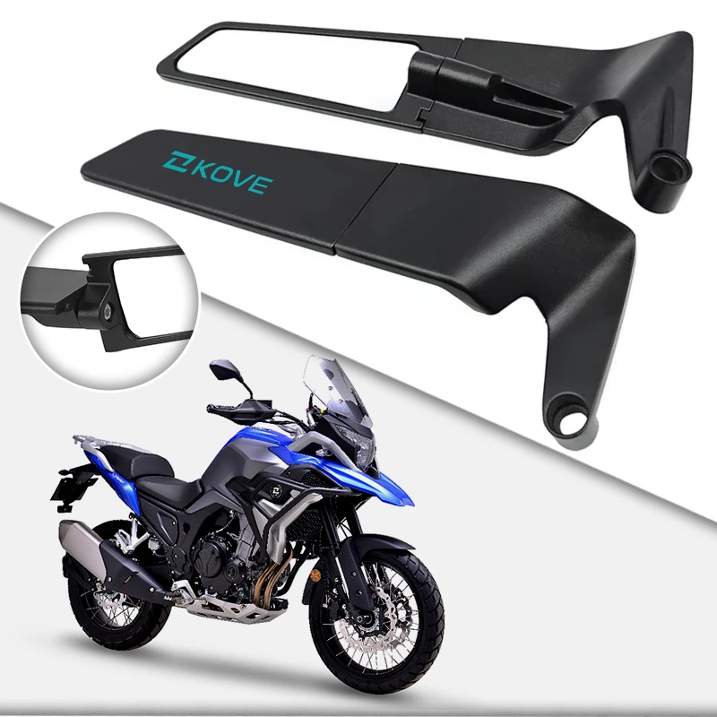 Motorcycle CNC Rearview Mirrors HD Motorbike End Side Mirror For KOVE COLOVE 800X 800 X 500X 525X 500 Montana XR5 alloy