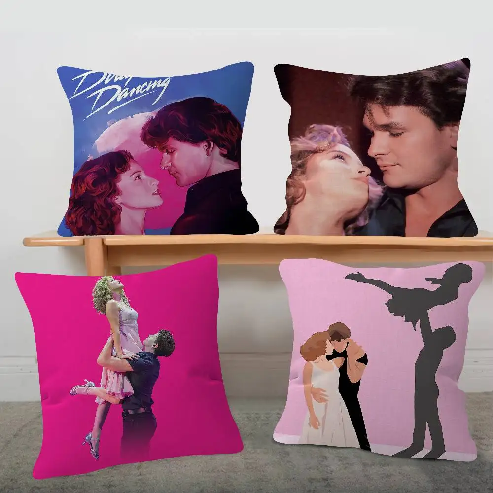 Movie Dirty Dancing Cute Cartoon Two-dimensional Pillowcase Bedroom Sofa Cushion Cover Nap Pillow Cover