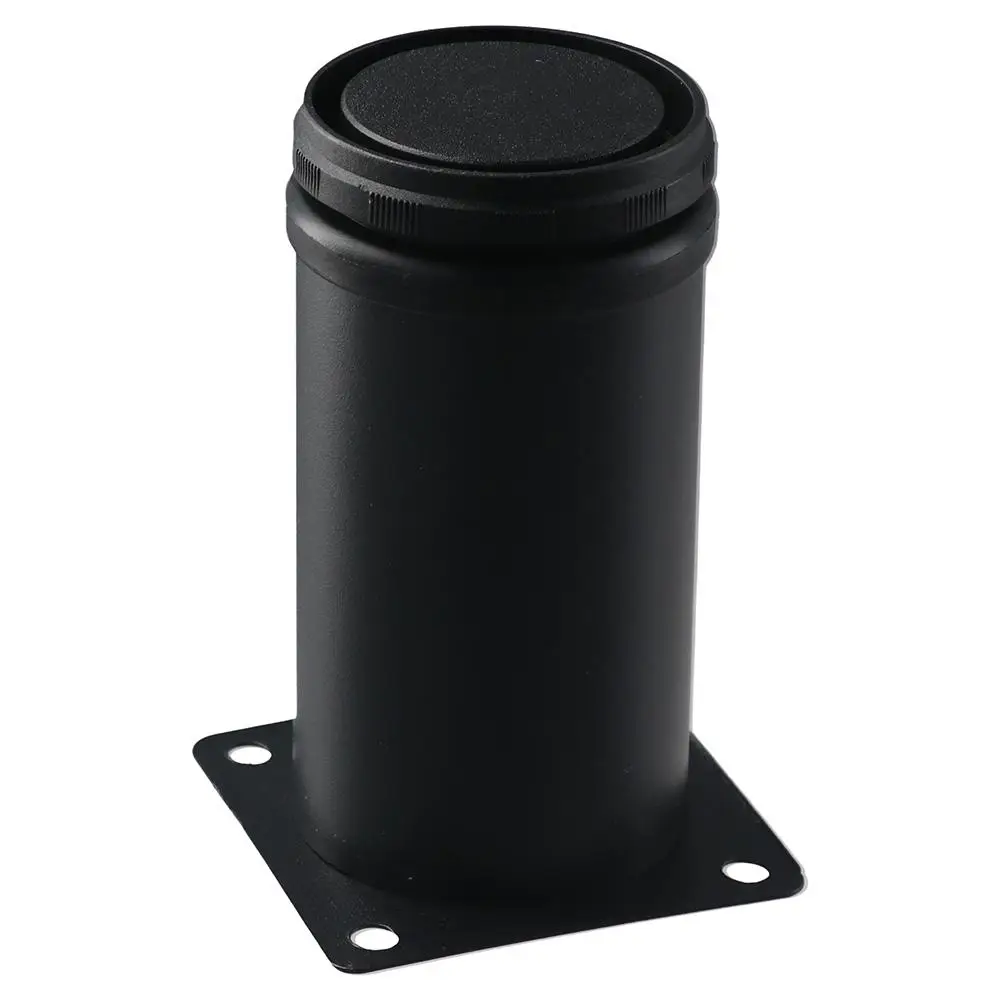 조정 가능한 4 인치 가구 다리 스테인레스 스틸 블랙 금속 캐비닛 다리 테이블 다리 확장기 소파