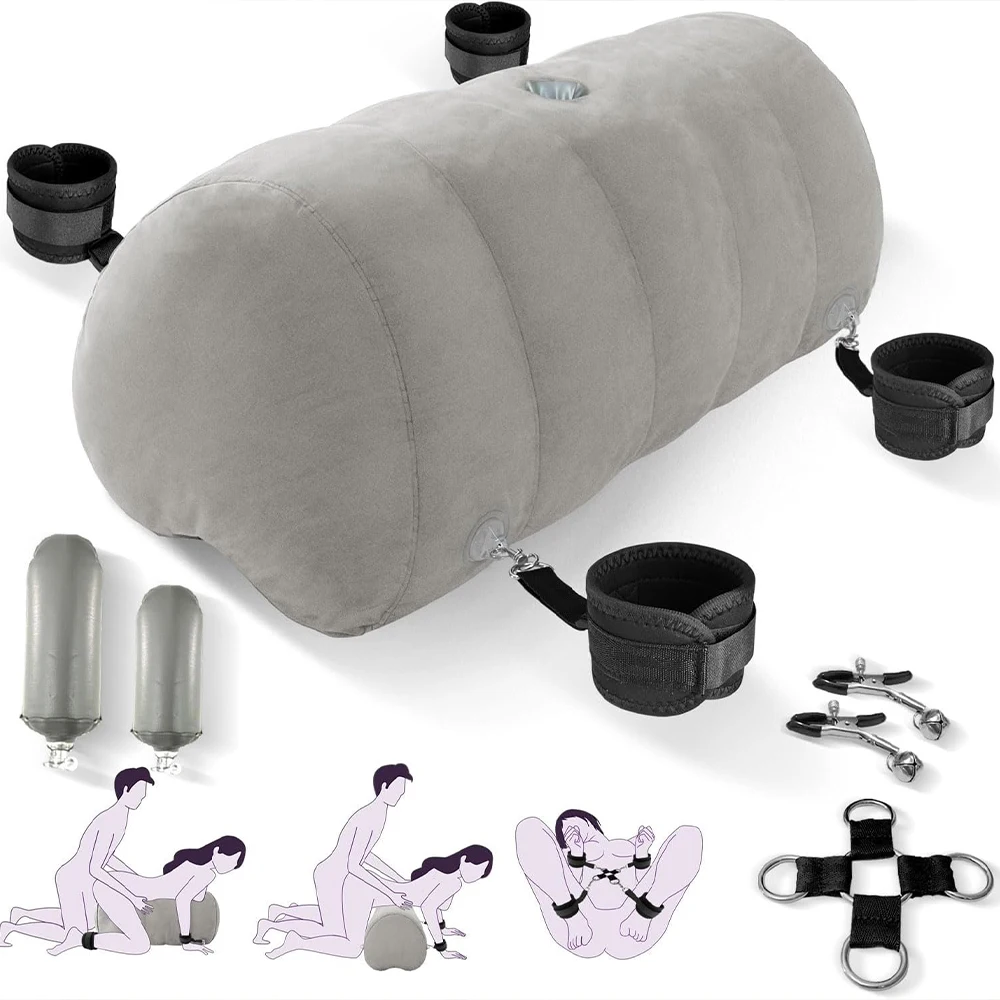 XXOO Major BDSM Hot Sex Toys Cushion Enhanced Erotic Positions Handcuffs Ankle Cuffs Wedge Pad Adult Furniture Exotic Inflatable