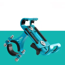 Aluminum Alloy Motorcycle Bike Phone Holder Anti-slip MTB Bike Phone Mount Bracket Universal Bicycle Phone Stand for Smartphones