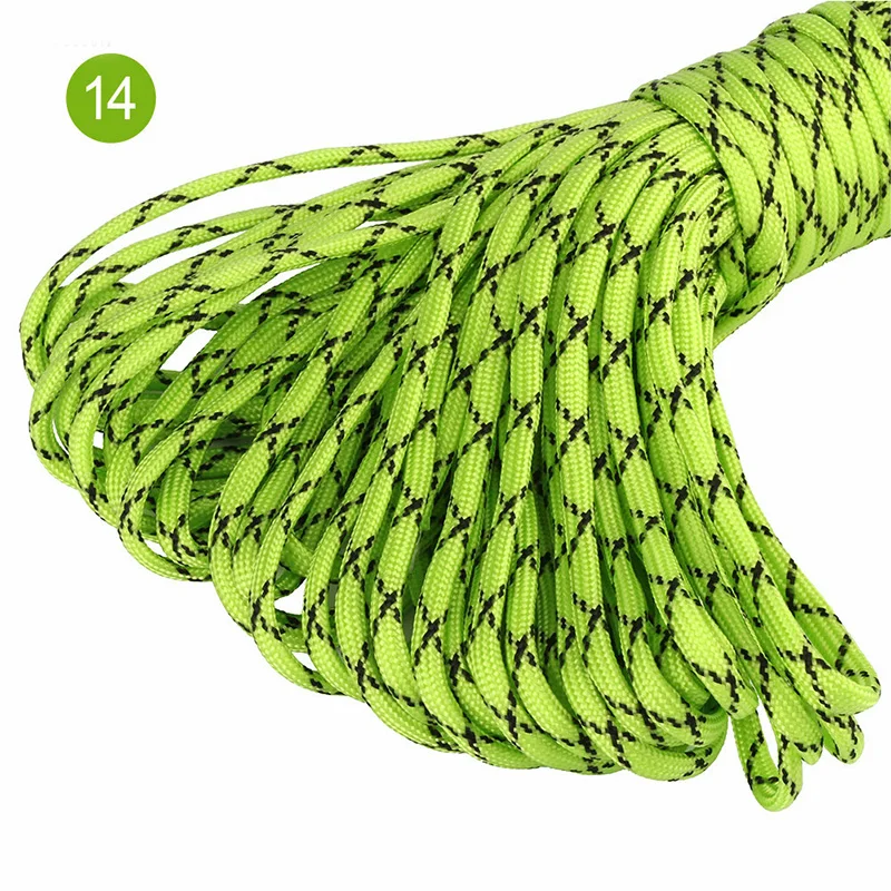5/10/20M 5mm Outdoor-Zeltseil 7-Kern-Strangseil Camping-Paracord für Taschen, Nähen, Klettern, DIY Handarbeitsmaterial