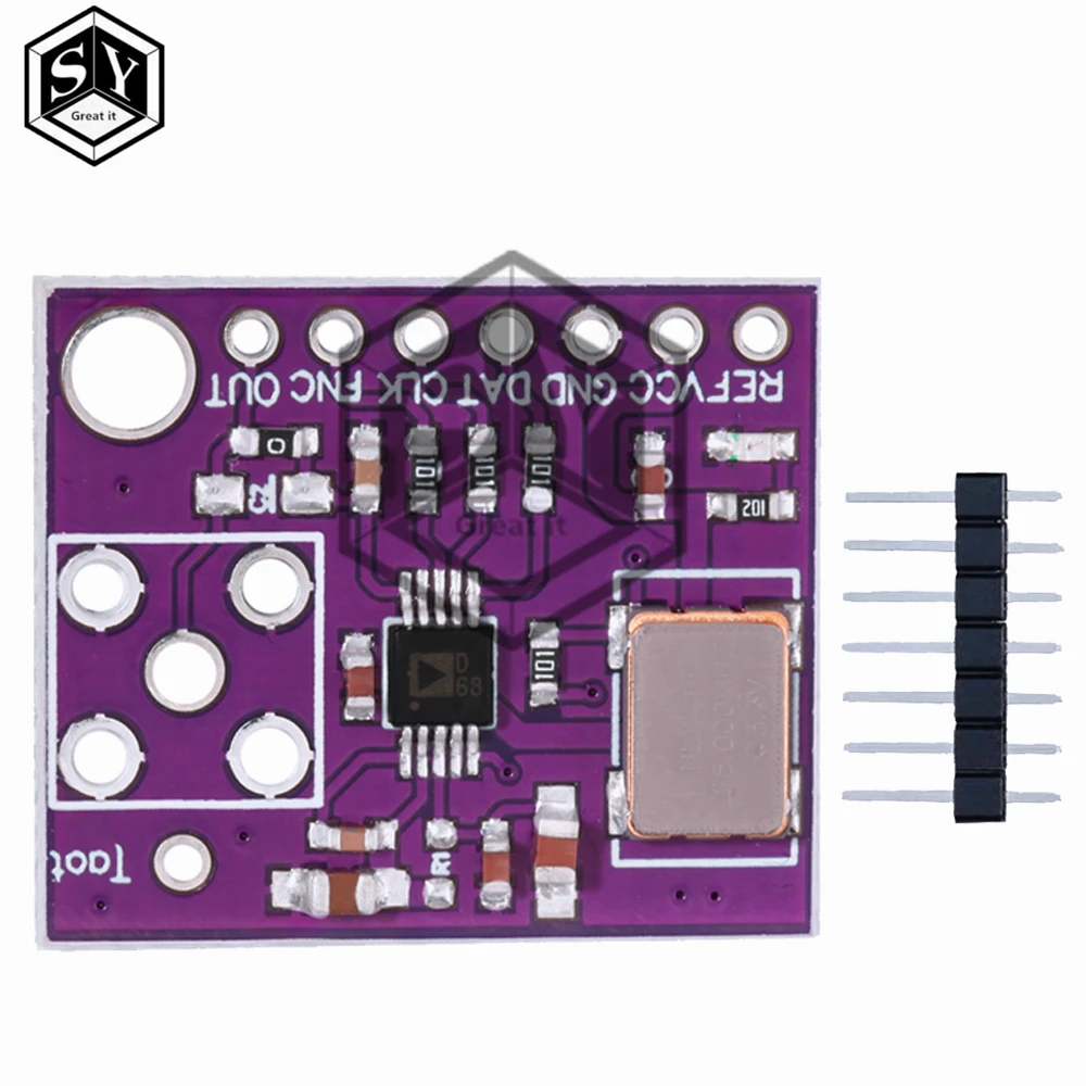 AD9833 AD9833BRMZ Programmable Microprocessor 0-12.5MHZ Sine Square DDS Signal Generator Module Serial Interface Module