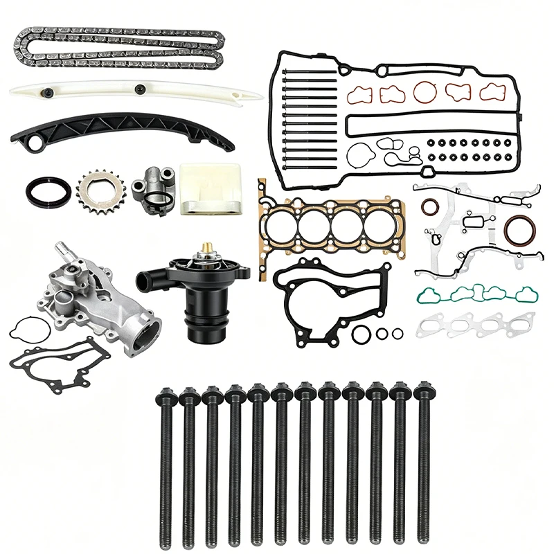 #￥forTiming ChainKit WaterPump Repair Kit HSCV001 1.4L TurboDOHC L4 Ecotec LUJ LUV 2011-2015 Heavy Duty Compact Car Engine Parts