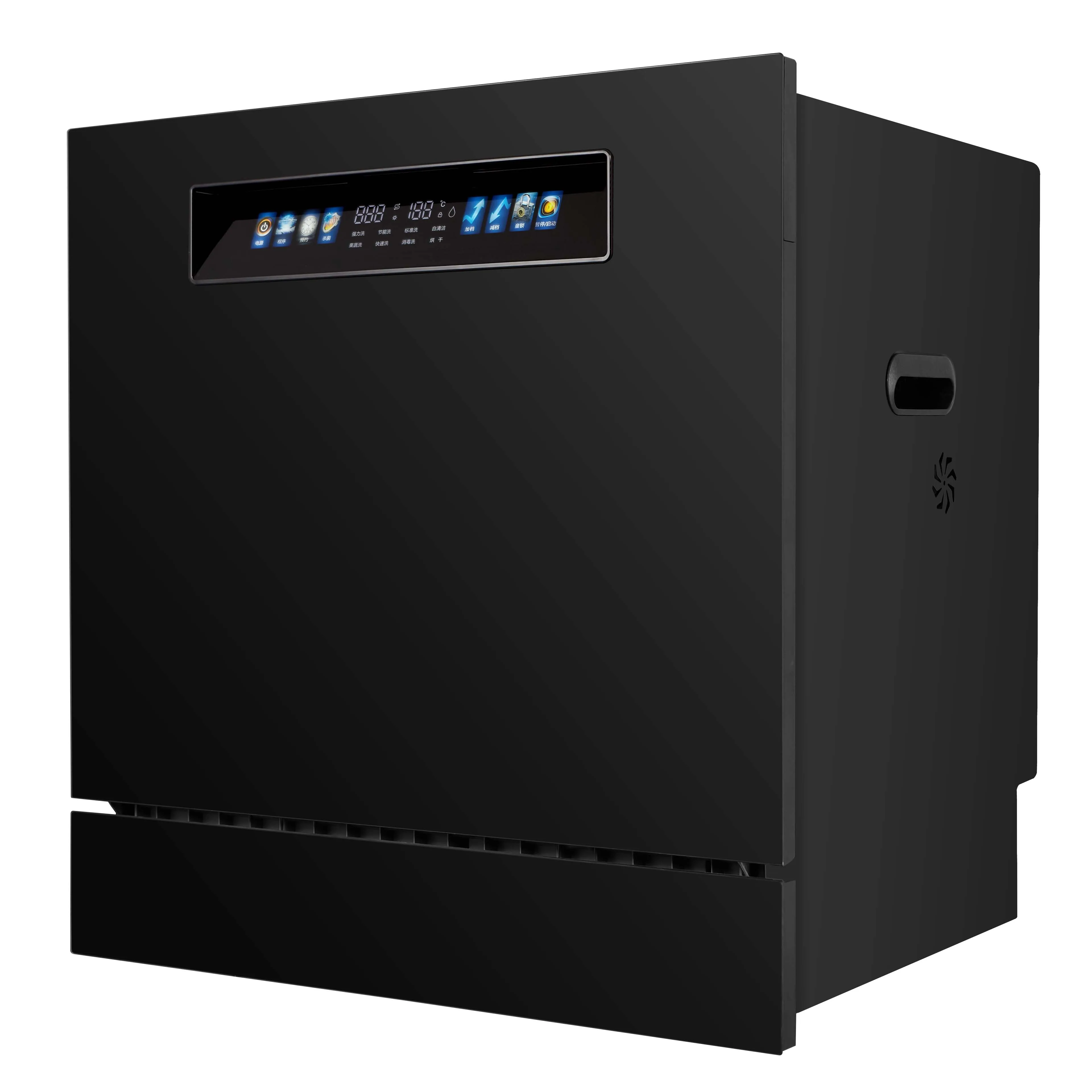 14 Sets Stainless Steel Built-in Dishwasher Kitchen Appliance with PTC Hot Air Drying Automatic Dish Washer