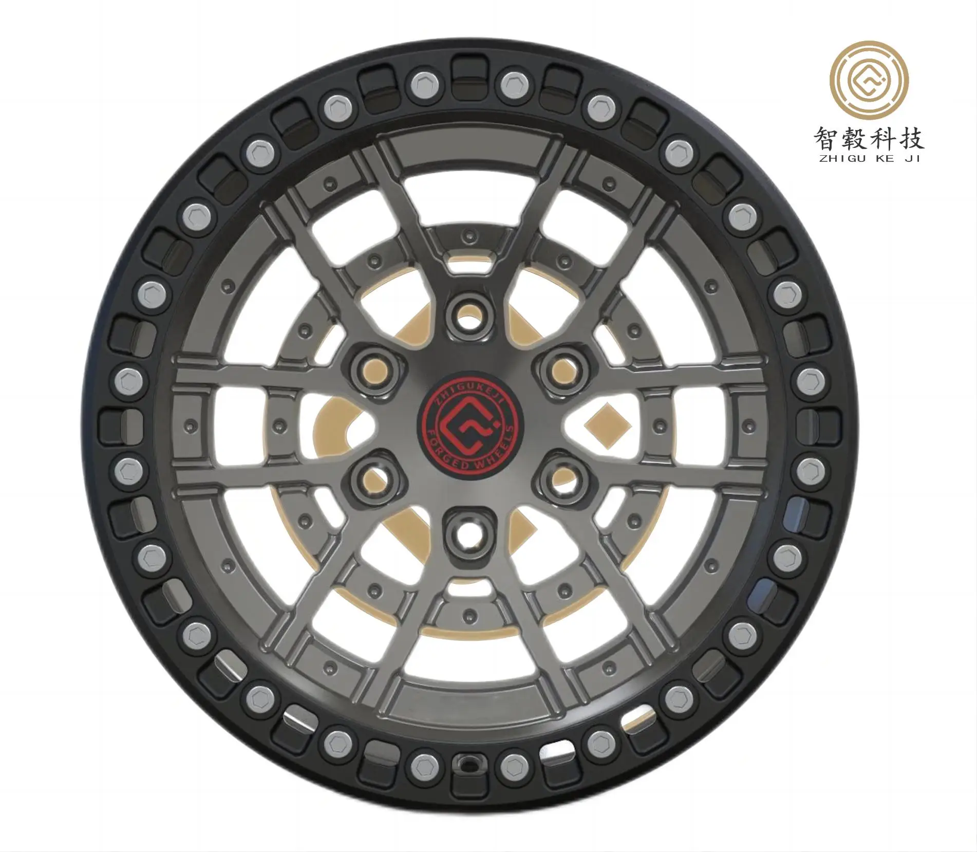 

17/18 Inch Car Wheels Alloy Wheels Black Silver OEM Custom Color Design Chrome Material with Anti-shedding Plate