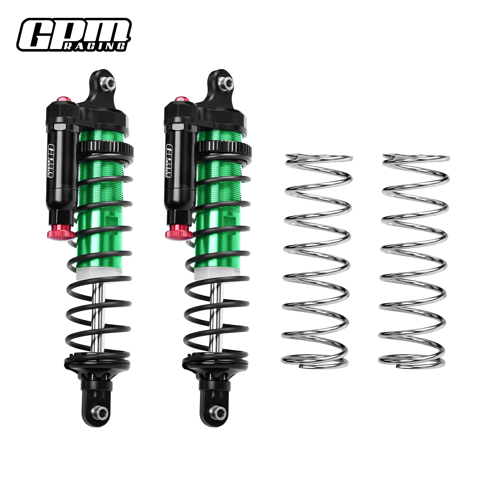 GPM Alloy 6061 Voor/achter L-vormige Piggy Back (ingebouwde zuigerveer) schokdempers voor TRAXXAS 1/6 XRT 8S