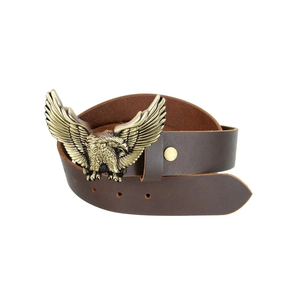 Brozn-Boucle de ceinture Flying Elaurunite State Western pour homme, boucle Cirboy western sans ceinture, alliage personnalisé, largeur 4cm