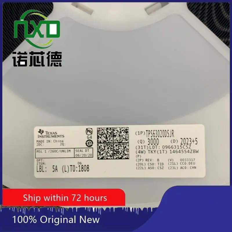 10 개/몫 TPS63020DSJR 새로운 오리지널 집적 회로 TPS63020 IC 칩 전자 부품 전문 BOM 매칭