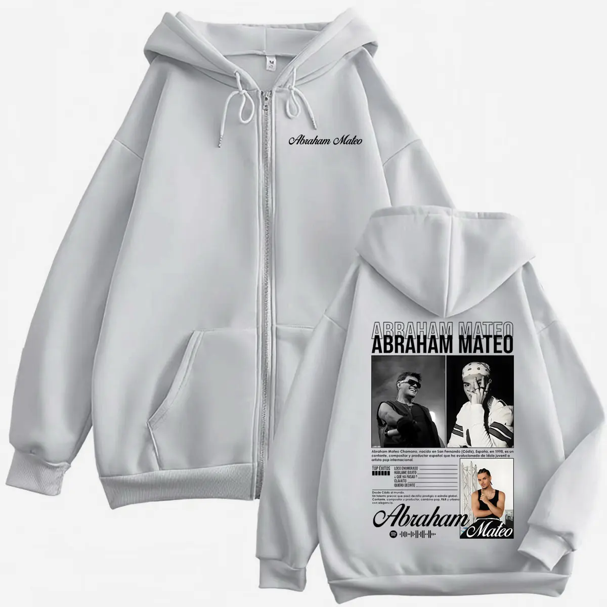 المغني أبراهام ماتيو الجرافيك قلنسوة بسحاب الرجال النساء خمر موضة زمم البلوفرات عالية الجودة الصوف قمصان سويت شيرت بقلنسوة #6