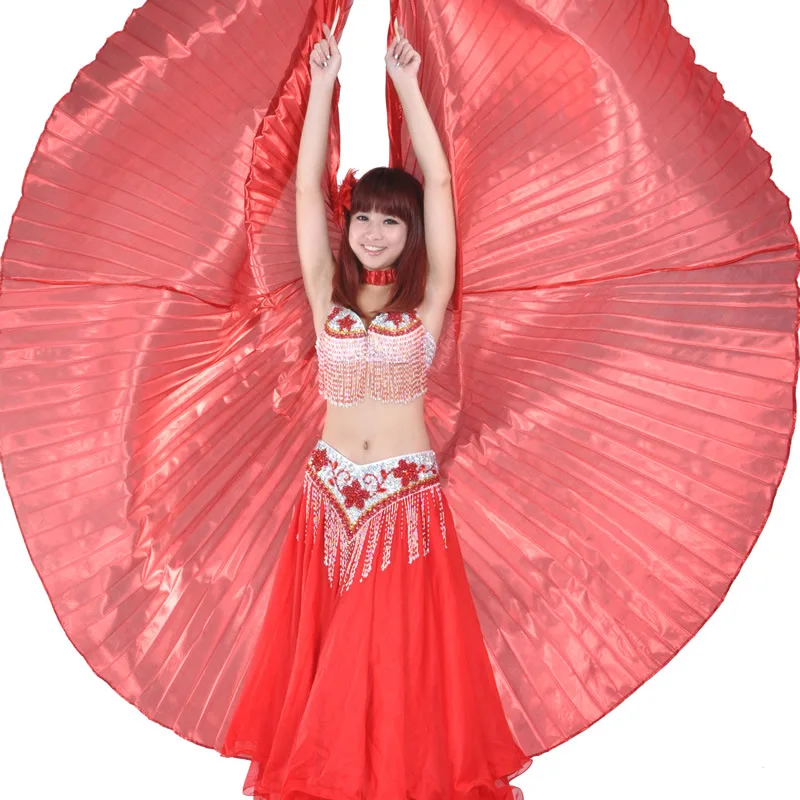 Egypt Isis Belly Dance Wings Dance Wing Hot New Indian Dance Women Bellydance 1pc Wing 11 Colors For Dance Performance