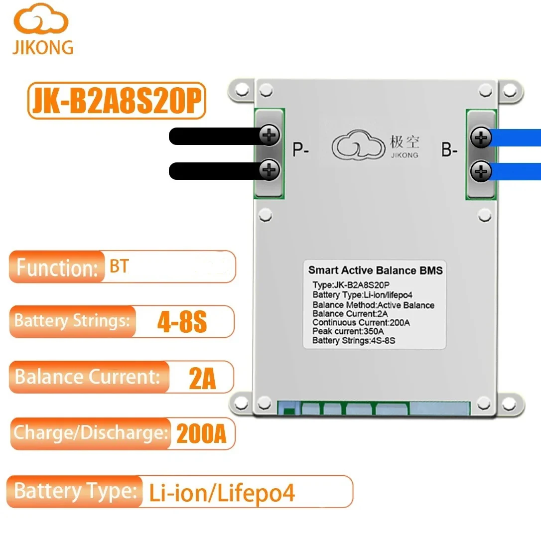 JK SMART BMS Lifepo4 Battery JK-B2A8S20P: Een uitgebreide evaluatie en handleiding
