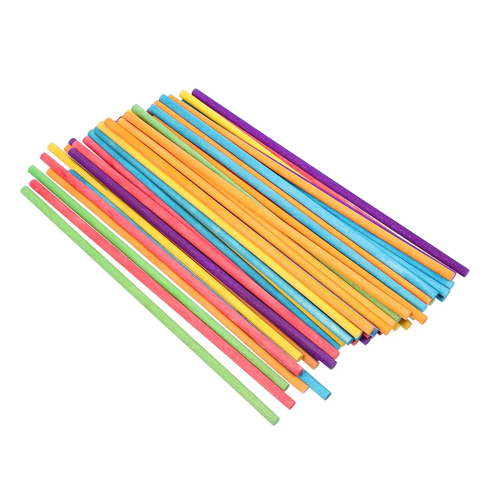 

50 Pcs Wooden Music Rhythm Sticks Toddler Toys Percussion Instrument Accessories Kids Musical Stick Colored Rhythm Sticks Safe