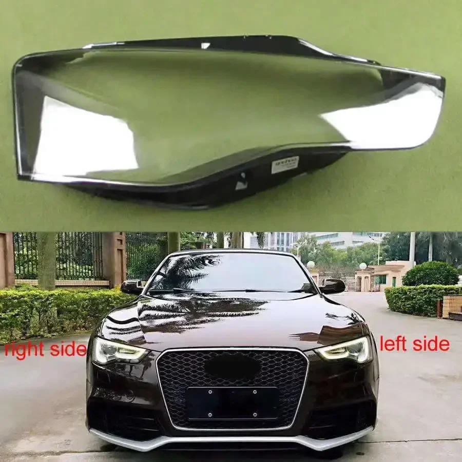 

For Audi A5 2012 2013 2014 2015 2016 Cars Accessories Headlamp Cover Transparent Shade Lamp Headlight Shell Lens Plexiglass