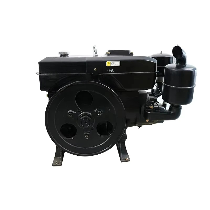 Electric start direct single cylinder water-cooled 4-stroke marine