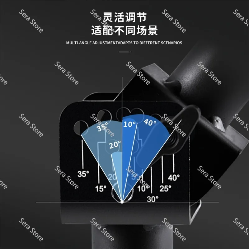All-Metal Speaker Stand Adjustable Supports Multi-Angle Speaker Stands Professional Speaker Adjustable Columns 35mm Spacing