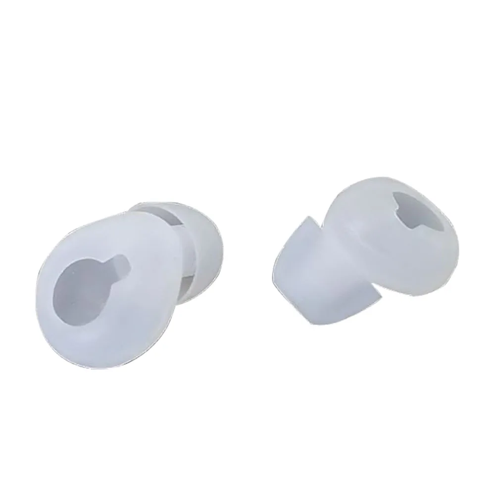 QIGOM Flathead سماعة رئيس تحويل داخل الأذن غطاء سيليكون شفاف لسماعة MX500 لقطر رأس سماعة 16-16.8 مللي متر