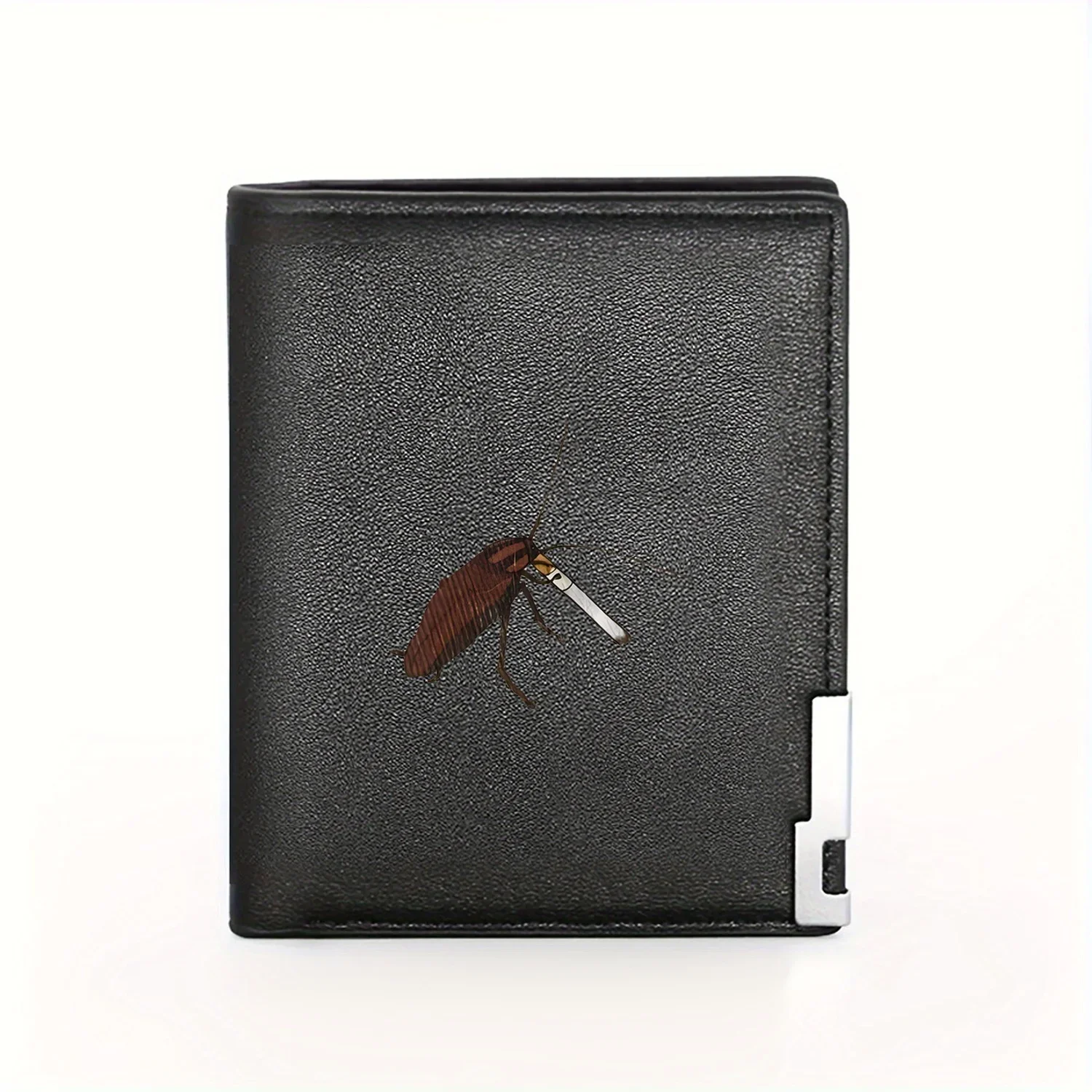 

Insect Smoking Cigarette Unique Design Business Mens Casual Elegant Simple Practical Quality Wallet Stylish Printing Graphic Cre