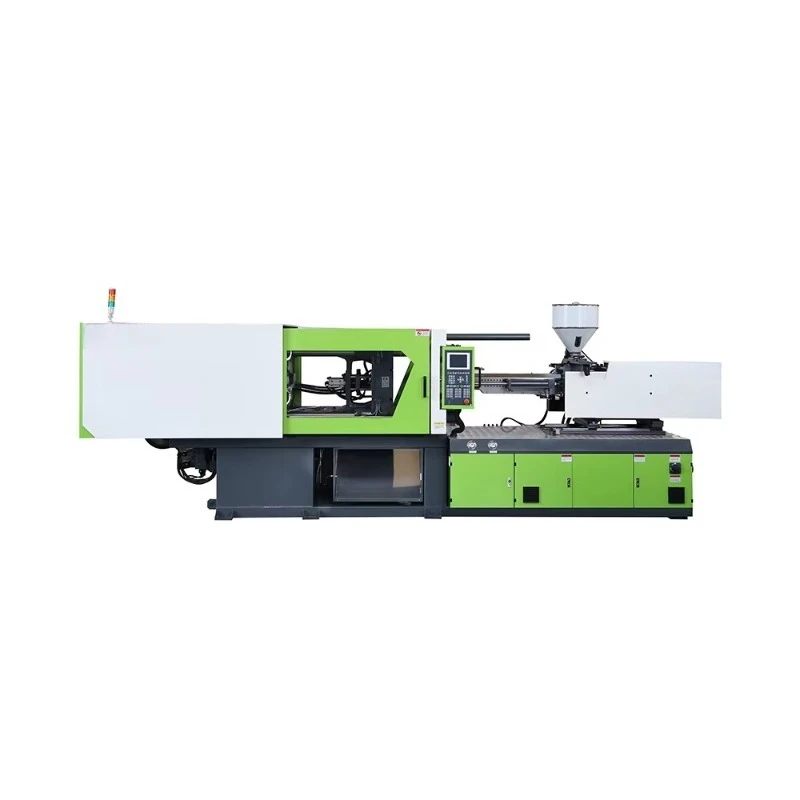 Electric One Step Horizontal Injection Molding Machine Four Station PLC ABS PP PET PVC Custom