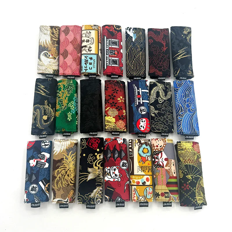 JDM Kultur Racing Auto Styling Stile Auto Innen Griff Schützen Abdeckung Dach Ziehen Handschuhe Japan HOOK & LOOP Auto Zubehör – Detail 1