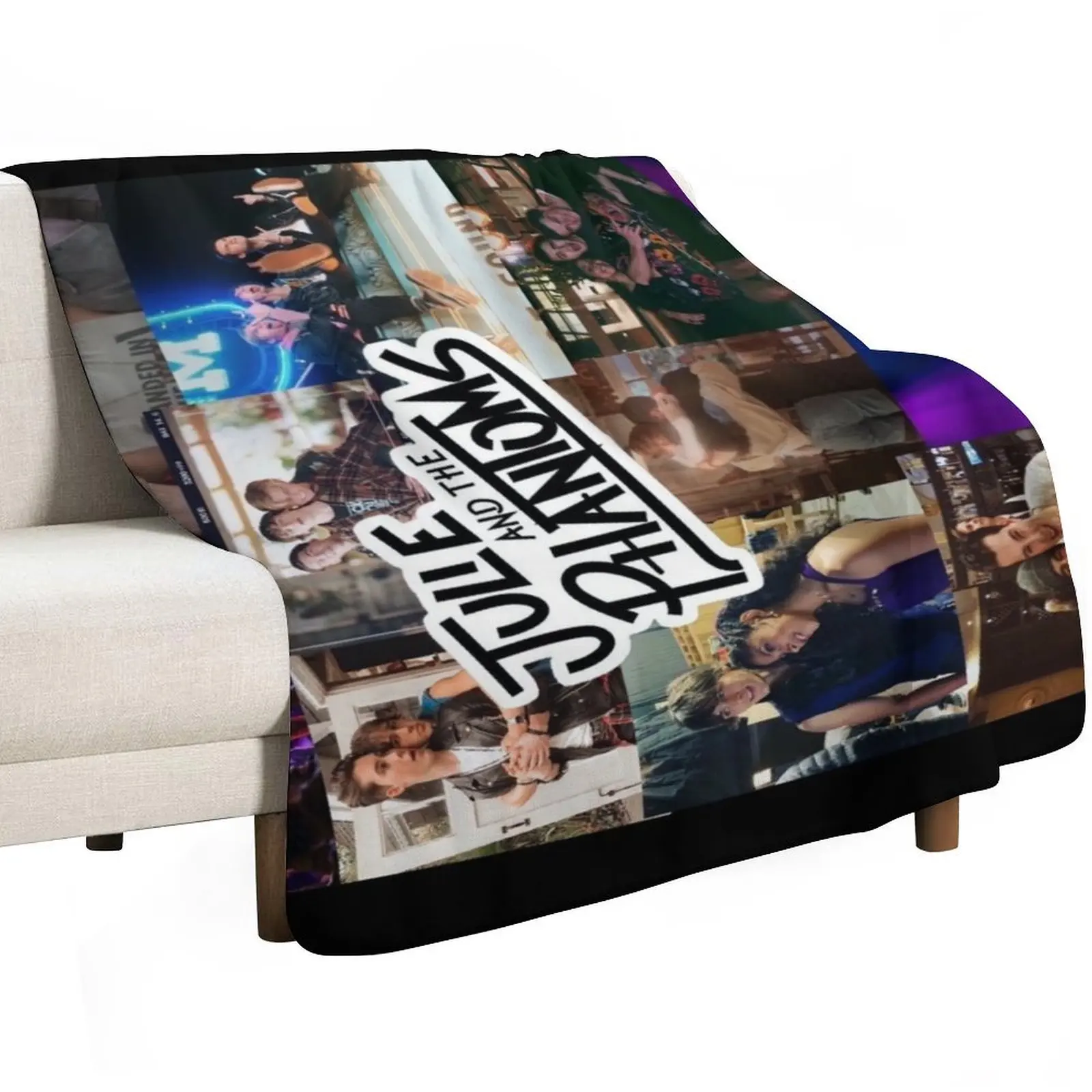 Julie and the Phantoms Cast Collage Throw Blanket Cozy Microfiber Throw Blanket for Home Bedroom