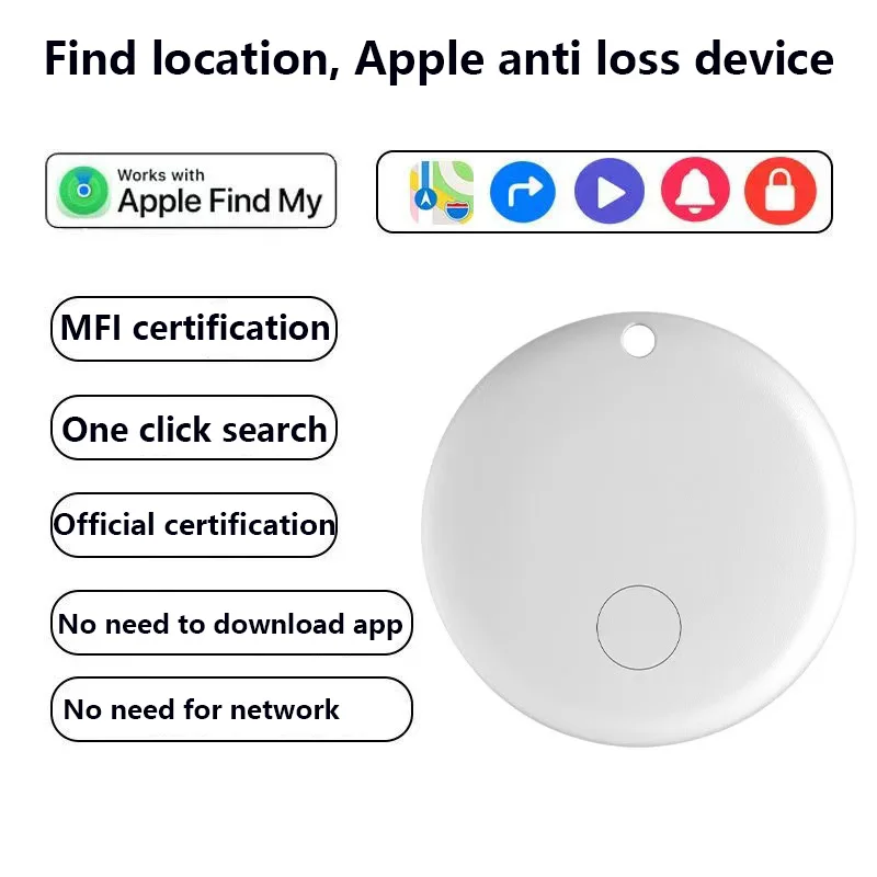 

Air Tags Item Finders Work for Apple Find My APP(iOS Only) Tracker Tags for Keys, Luggage, Backpack Etc,Waterproof Airtag