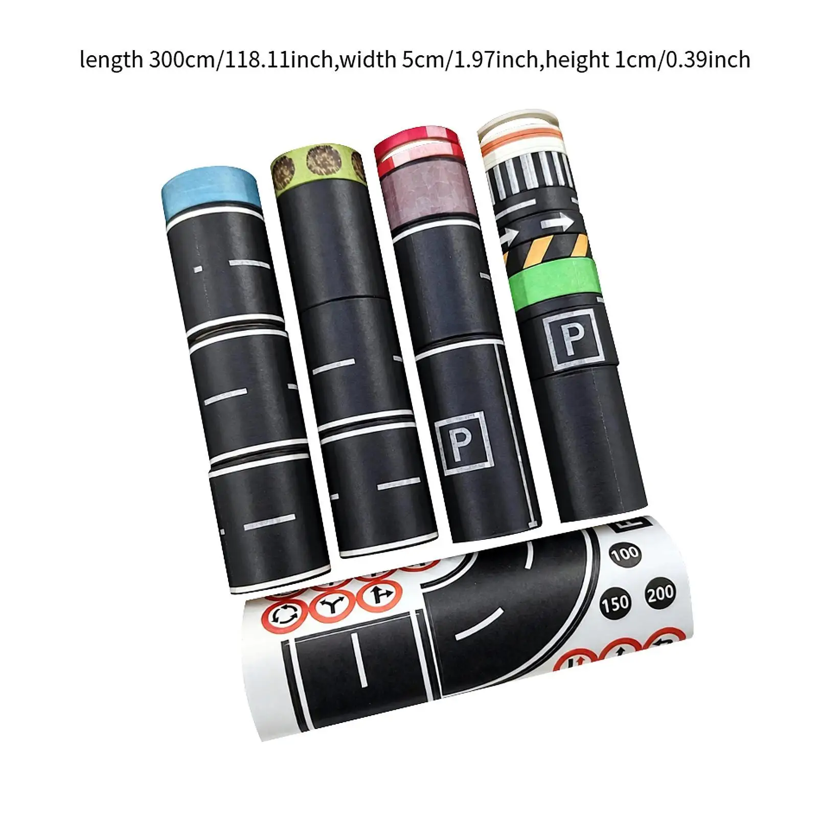 ملصقات إشارة المرور المزخرفة سهلة المسيل للدموع، ملحقات لعب السيارة لتزيين الحفلات