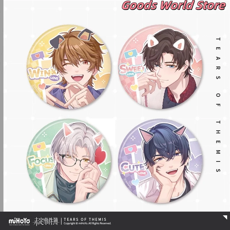 

Оригинальный значок фигурки Tears of Themis Luke Pearce Artem Wing Marius von Hagen Mihoyo, натуральная коллекция аниме-фигурок для косплея