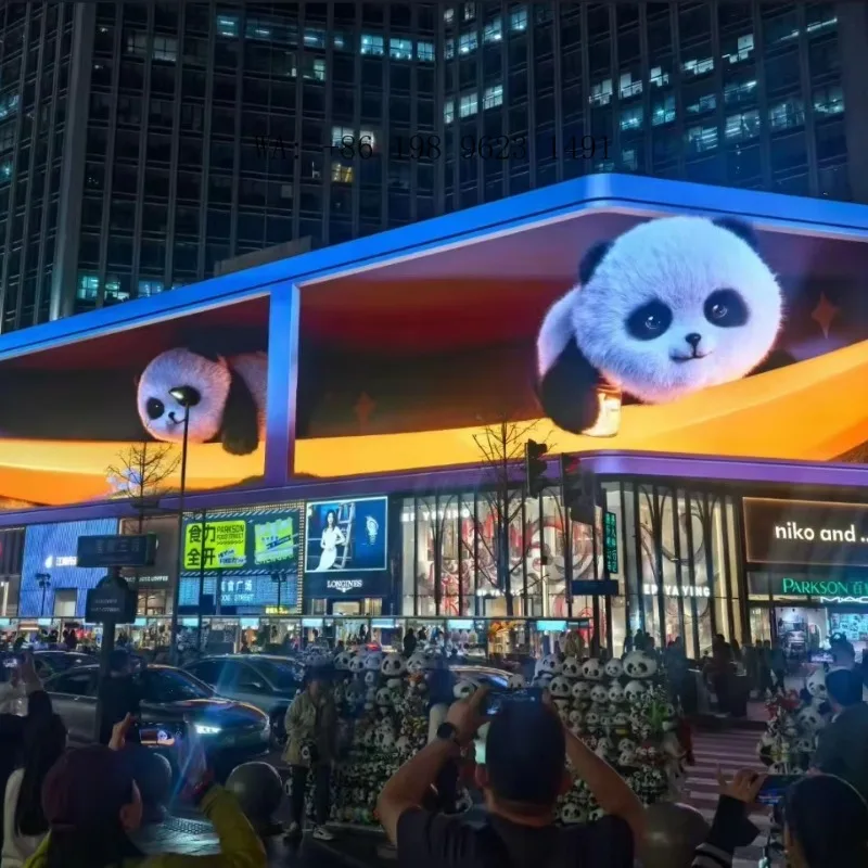 

P4 P5 P6 P8 P10 Outdoor 3D LED Display IP65 Waterproof Full Color Fixed Digital Billboard for Commercial Outdoor Advertising