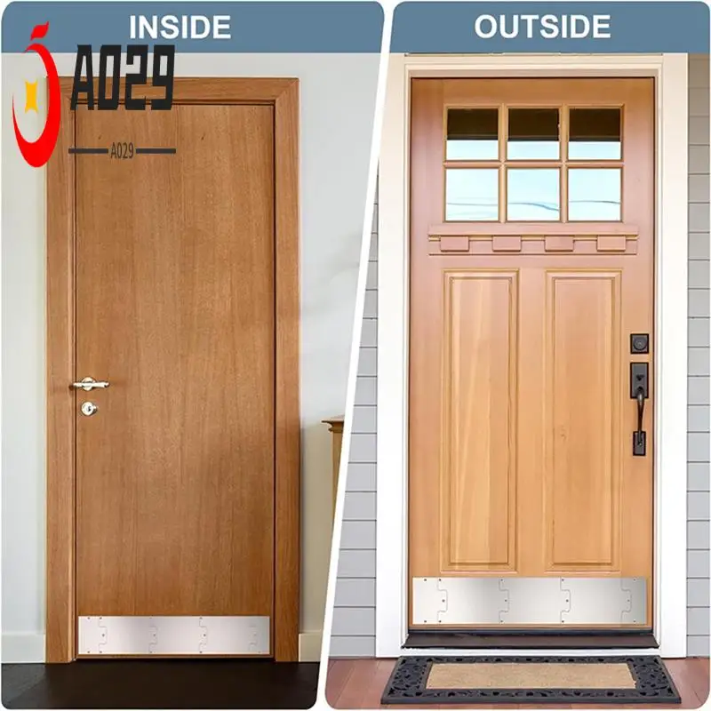 

A029-Door Kick Plate, Heavy-Duty Anti-Scratch Protection For Doors Bottom, Sandblasted Interior/Exterior Use