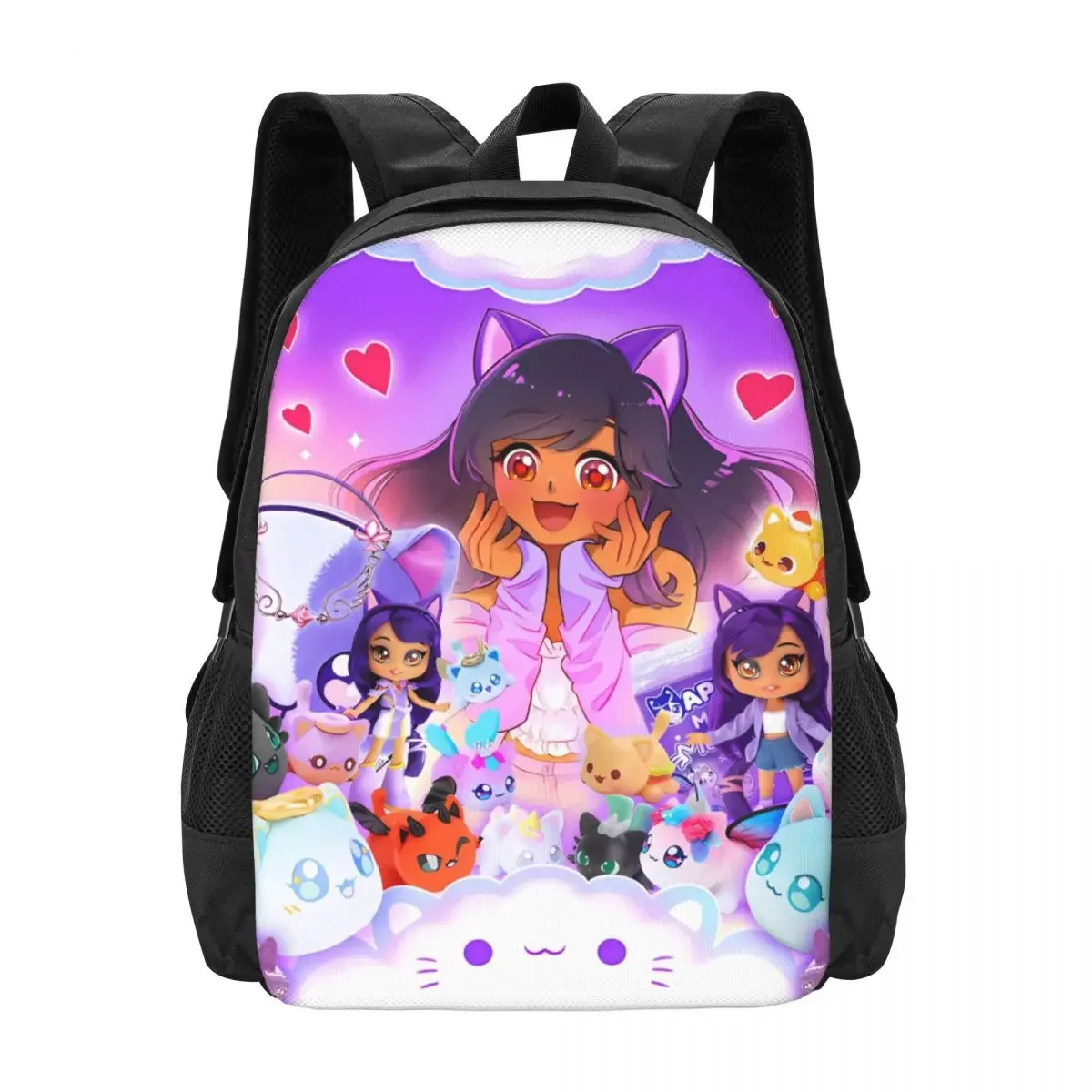 

Cartoon Aphmau Jessica Bravura Travel Laptop Backpack, Business College School Computer Bag Gift for Men & Women