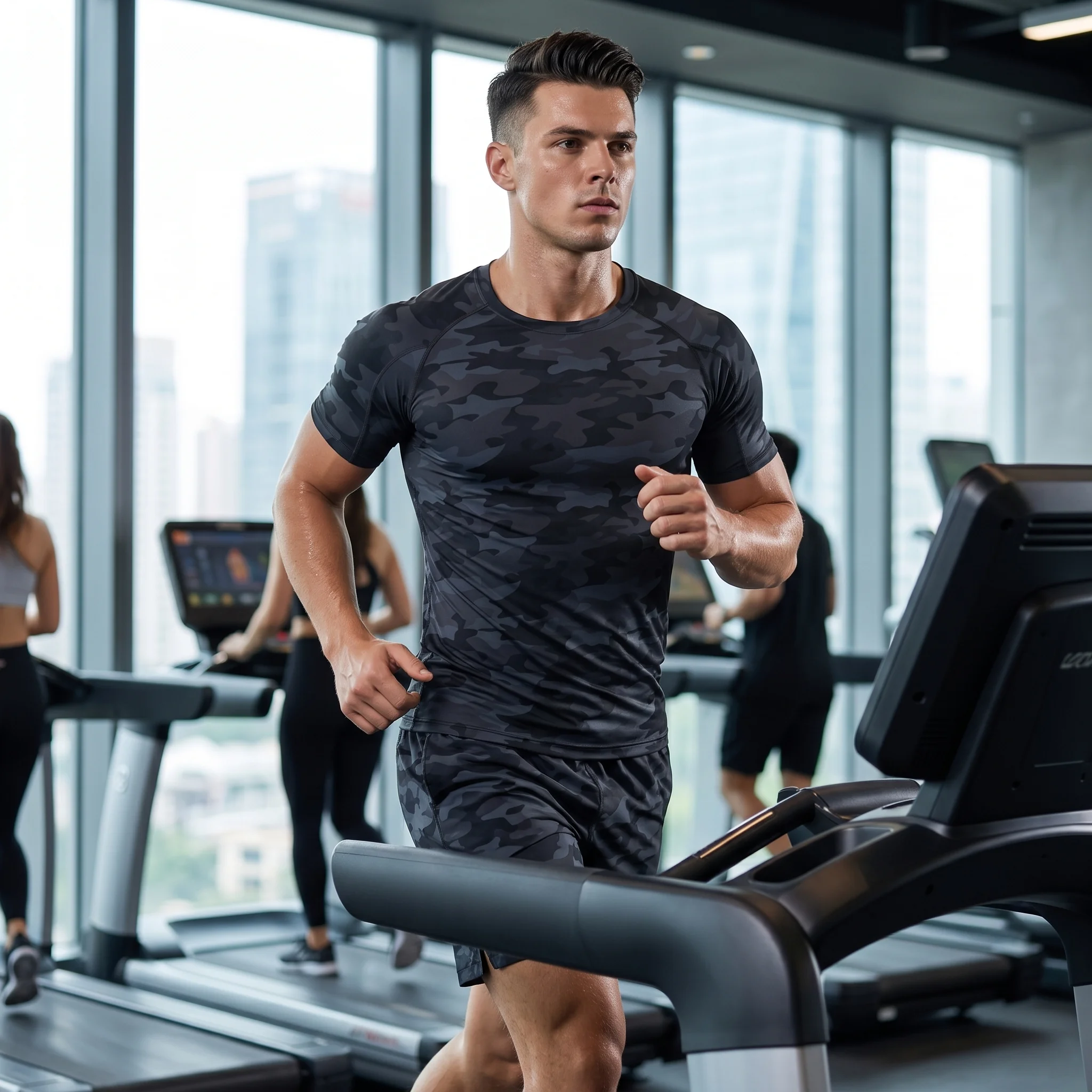 Compression Shirts Men Short Sleeve Quick Dry Sports Undershirt Gym Workout Base Layer T Shirt for Men Running Athletic Tights