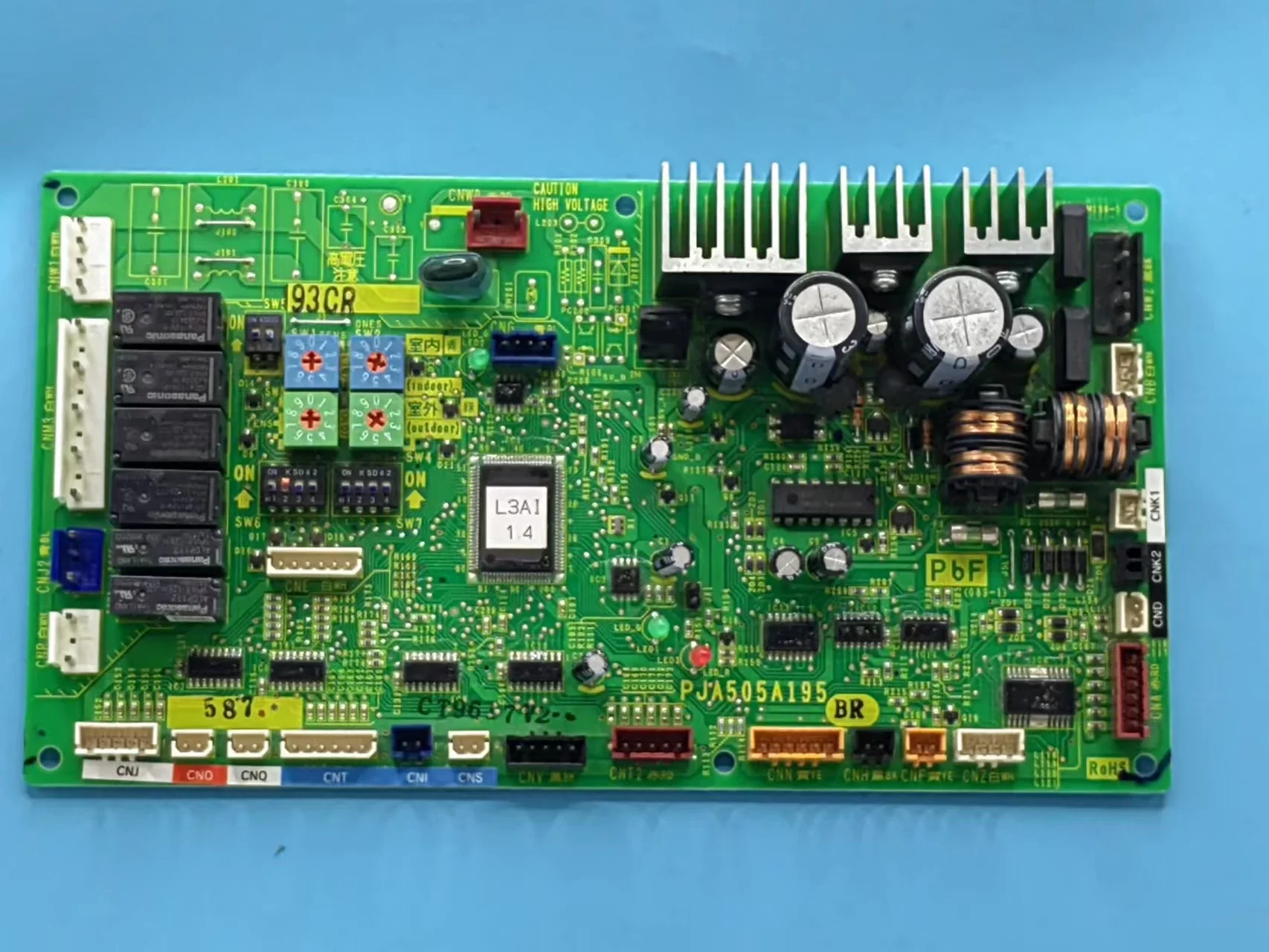 

Central Air Conditioning Internal Unit Board PJA505A195 BR Disassembly Parts