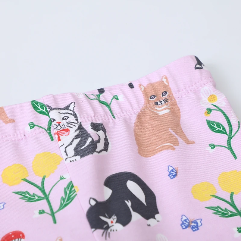 Little maven Baby Girl Leggings Cotton Pants Children Casual Wear Clothes Flower and Animal Print Pretty Kids Girls Trousers