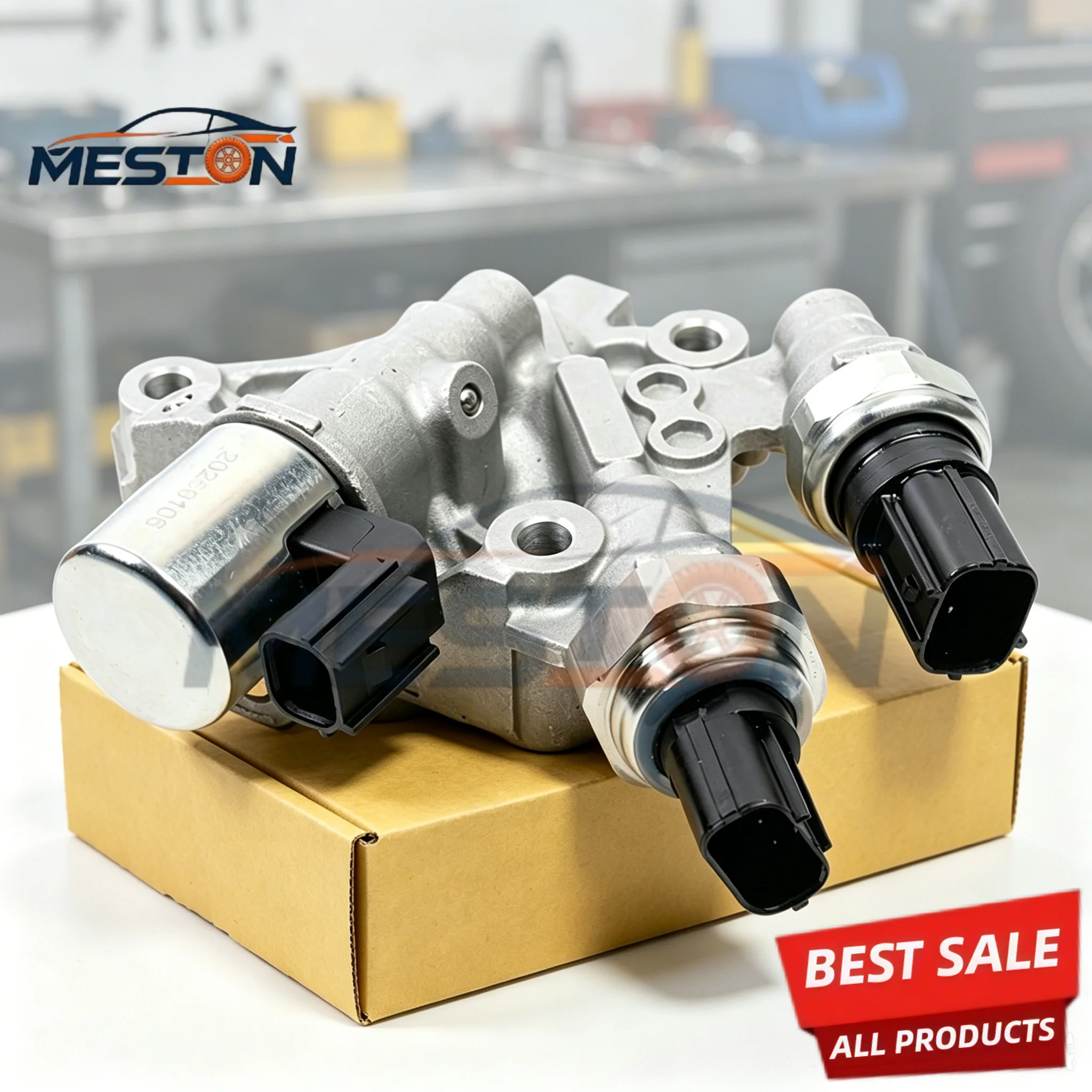 NEW 15810-5R0-003 158105R0003 VVT Solenoid Spool Variable Valve with Gasket Assembly For Honda Fit 1.5L 2015-2020