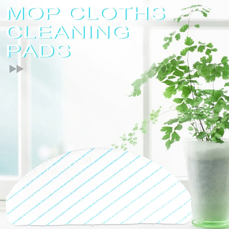 50Pcs Disposable Strong Rag Mop Cloths Pads For Ecovacs Deebot OZMO T8 AIVI T8 Max T9 Power/Max Vacuum Cleaner Parts