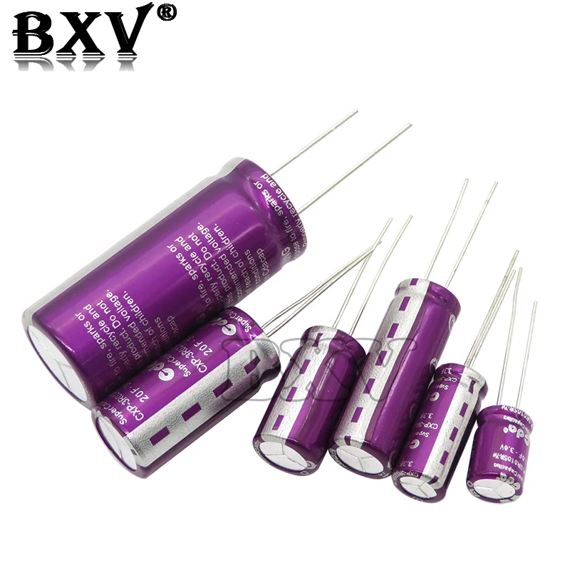 1PCS 3.0V CDA 3V Super Capacitor 1F 2F 3.3F 5F 7F 10F 15F 18F 20F 30F 50F 60F 100F 120F Farad Capacitor 3.0V3.3F 3V10F