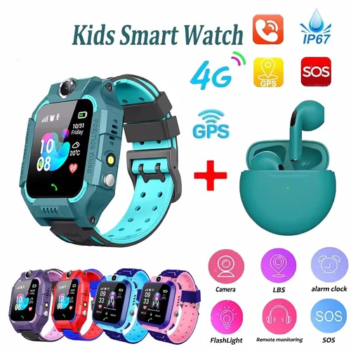 Reloj inteligente para niños IP67 resistente al agua SOS antipérdida GPS ubicación cámara tarjeta Sim llamada reloj inteligente para Ios Android regalo para niños