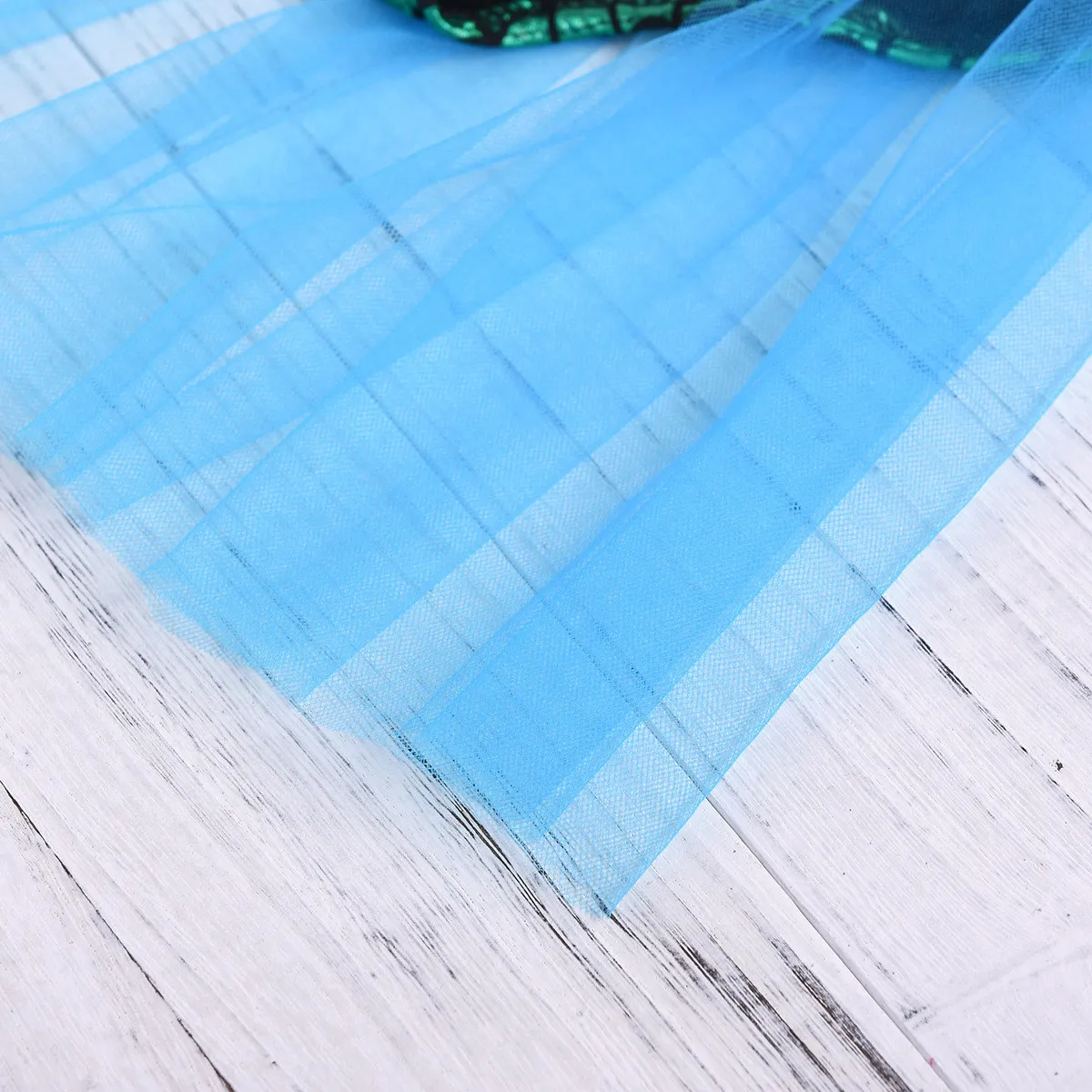 

1Pcs Swimwear Bathing Suit Fish Scales Bowknot Gauze Mermaid Skirt Beachwear Swimming Bikini 70Cm Lightweight Summer